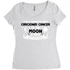 I Love Someone with Carcionid Cancer to The Moon and Back to Infinity Women's Triblend Scoop T-shirt