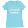 undisputed cornhole champion Ladies Fitted T-Shirt
