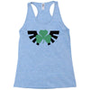 zelda logo treffle trois feuilles Racerback Tank
