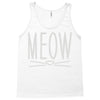 meow cute cat face Tank Top