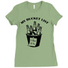 bucket list Ladies Fitted T-Shirt