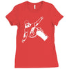 snowboarder freestyle piste snowboarden sport Ladies Fitted T-Shirt
