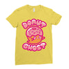 donut ghost Ladies Fitted T-Shirt