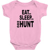 eat sleep hog hunt Baby Bodysuit