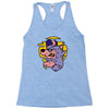 loup de cartoon Racerback Tank