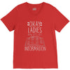 okay ladies now let's get information V-Neck Tee