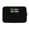 zombie fast food  funny Laptop sleeve