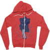 the seven year empire Zipper Hoodie