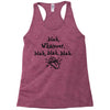 blah whatever Racerback Tank