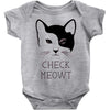 CHECK MEOWT Baby Onesie