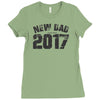 new dad Ladies Fitted T-Shirt