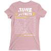 June Girl Facts Gemini Ladies Fitted T-Shirt