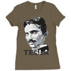 tesla Ladies Fitted T-Shirt