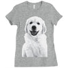 pocket puppy Ladies Fitted T-Shirt