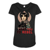 i want you to rebel Maternity Scoop Neck T-shirt