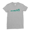 evolution of turtles Ladies Fitted T-Shirt