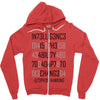 adapt or die encoded Zipper Hoodie