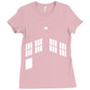 blue boxes Ladies Fitted T-Shirt