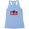 fuck cancer Racerback Tank