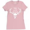 this is my design funny retro hannibal season horror vintage Ladies Fitted T-Shirt
