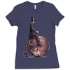 penny farthing Ladies Fitted T-Shirt