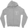 106. shield pocket 033 dv men tshirt black Zipper Hoodie