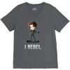 i rebel V-Neck Tee