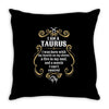 i am a taurus Throw Pillow