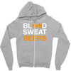 blood sweat Zipper Hoodie