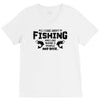 All I Care About Is Fishing And Like Maybe 3 People And Beer V-Neck Tee