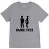 game over  funny pregnancy V-Neck Tee
