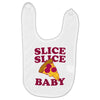 slice slice baby pizza tee Baby Bibs
