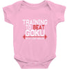 dragon ball z t shirt, train insaiyan t shirt training to beat goku dr Baby Onesie