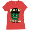 hulk smash Ladies Fitted T-Shirt