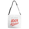 zero hair 100 awesome Adjustable Strap Totes
