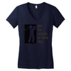 may the course be with you Women's V-Neck T-Shirt