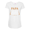 papa the man the myth the legend Maternity Scoop Neck T-shirt