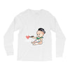 Cute Baby Painter's Mom Love Long Sleeve Shirts