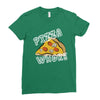 Pizza Bitch Ladies Fitted T-Shirt
