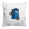 who icide booth Throw Pillow
