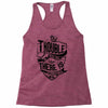 danger music Racerback Tank