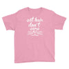 cat hair don't care cute crazy cat Youth Tee