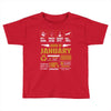 Born January Multitasking Problem Solving Tees Toddler T-shirt