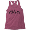 bike tandem Racerback Tank