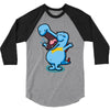 blue crocodile! 3/4 Sleeve Shirt