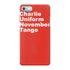 charlie uniform november tango iPhone 7 Case