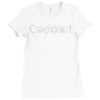 coexist Ladies Fitted T-Shirt