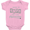 made in 1971 and still awesome Baby Bodysuit