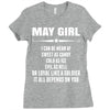 Super May Girl Ladies Fitted T-Shirt