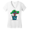 plant house Women's V-Neck T-Shirt